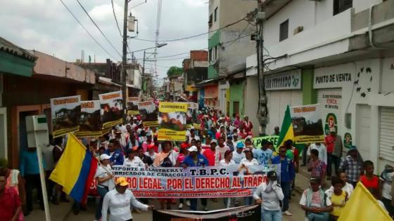 paro minero Bajo Cauca Antioquia 