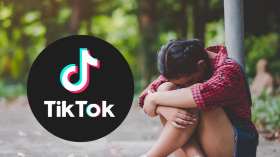 Niña reto de Tik Tok