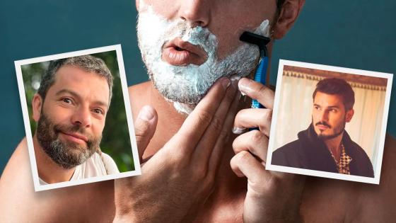 famosos colombianos sin barba