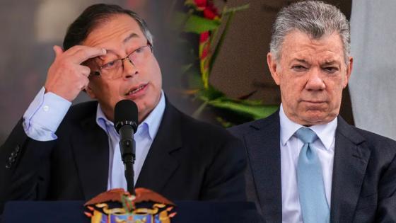Gustavo Petro le responde a Juan Manuel Santos
