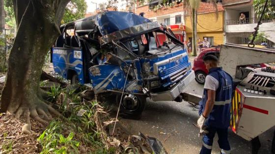 accidente bus Medellín Enciso