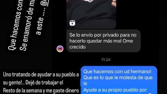 Yeison Jiménez se destapó contra uno de sus seguidores que lo trataba de agrandado. Yeison Jiménez se destapó contra uno de sus seguidores que lo trataba de agrandado.