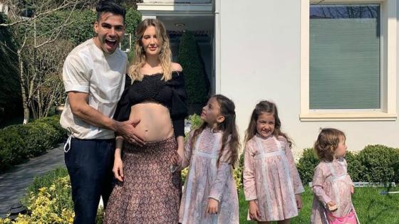 Falcao García y Lorelei Tarón revelaron cuál será el género de su quinto hijo.