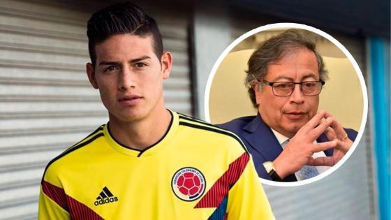 James Rodríguez Gustavo Petro Colombia