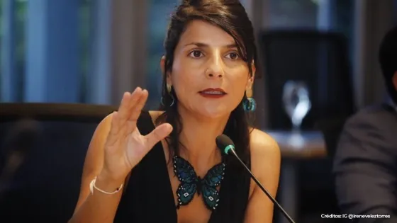 Ministra Irene Vélez defiende contrato de su esposo con el Estado