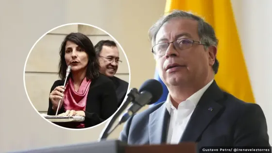 Gustavo Petro aceptó la renuncia de Irene Vélez y le dedicó un sentido mensaje