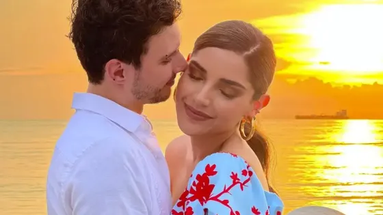Diego Sáenz y su novia Diego Sáenz y su novia