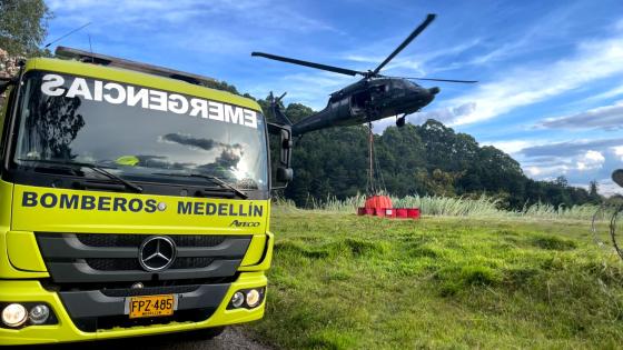 Bomberos Medellín incendios 