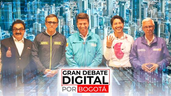 Las imágenes que dejó el Gran Debate Digital por Bogotá