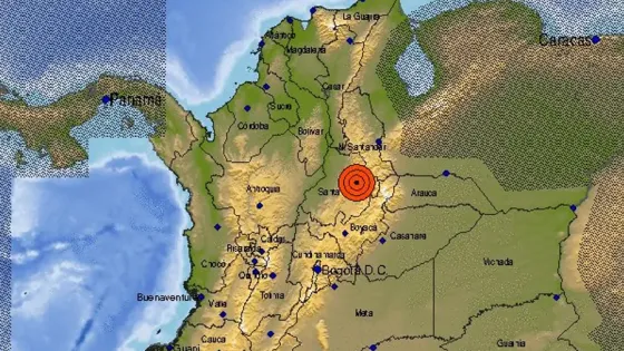 Temblor en Colombia