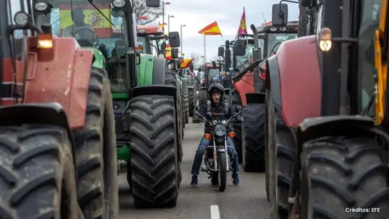 Huelga de tractores españa