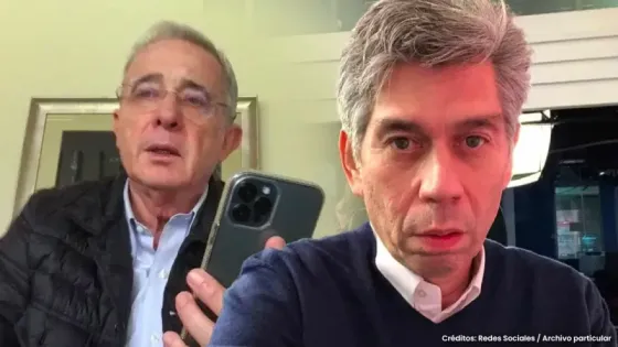 Álvaro Uribe y Daniel Coronell