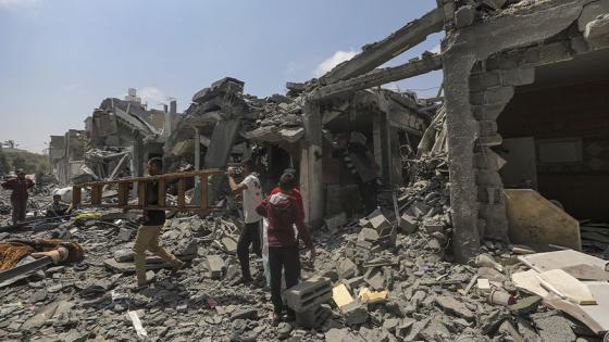 Las impactantes imágenes que dejan los ataques israelíes a la Franja de Gaza