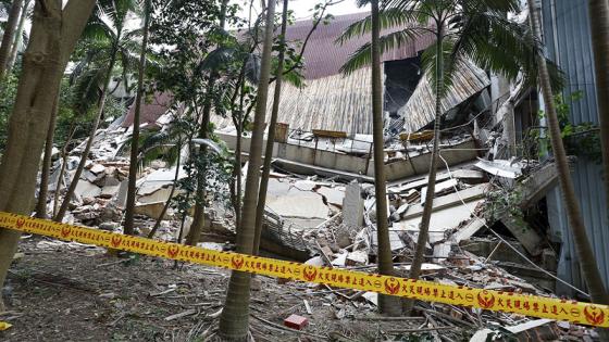 Los estragos del terremoto en Taiwán