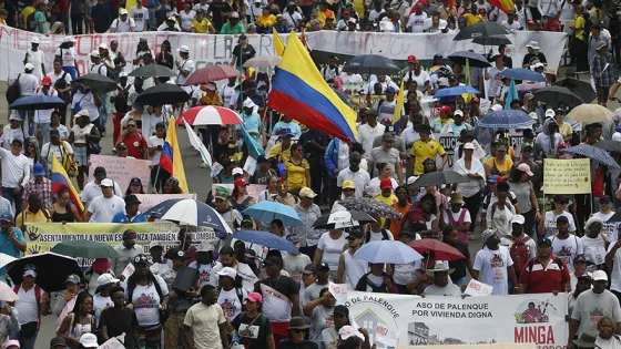 En imágenes, las marchas del Día del trabajo en Colombia En imágenes, las marchas del Día del trabajo en Colombia