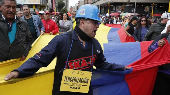 En imágenes, las marchas del Día del trabajo en Colombia En imágenes, las marchas del Día del trabajo en Colombia