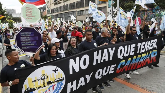 En imágenes, las marchas del Día del trabajo en Colombia En imágenes, las marchas del Día del trabajo en Colombia