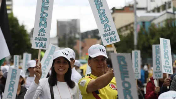 En imágenes, las marchas del Día del trabajo en Colombia En imágenes, las marchas del Día del trabajo en Colombia