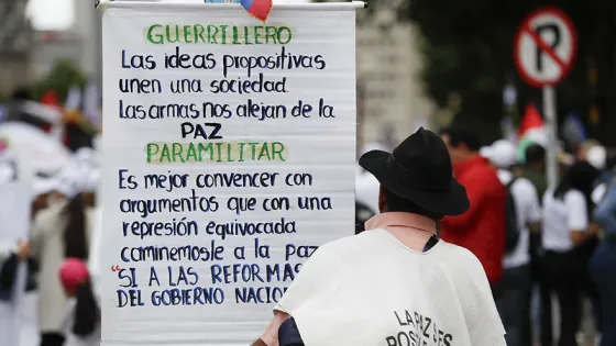 En imágenes, las marchas del Día del trabajo en Colombia En imágenes, las marchas del Día del trabajo en Colombia