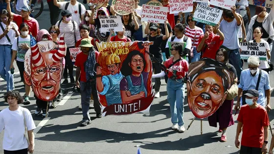 Así se viven las marchas del Día del trabajo en el mundo Así se viven las marchas del Día del trabajo en el mundo
