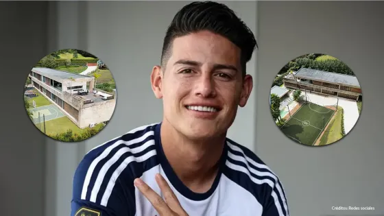 James Rodríguez offered his luxurious home in Antioquia.