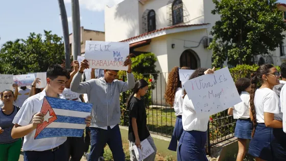 Así se viven las marchas del Día del trabajo en el mundo Así se viven las marchas del Día del trabajo en el mundo