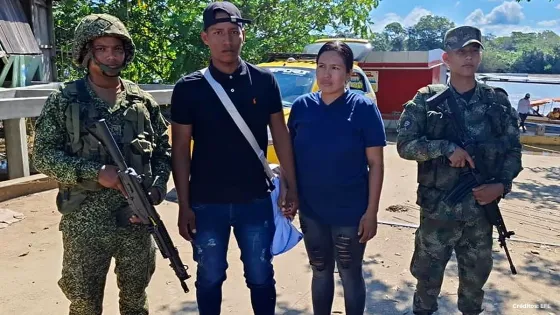 Liberan a soldado, su esposa y bebé secuestrados por disidencias de FARC