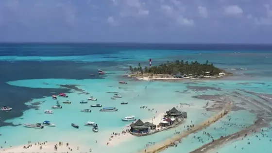 Batteries!  They introduced low-cost flights and few prices to revive tourism in San Andrés