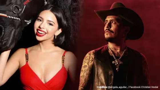 Christian Nodal y Ángela Aguilar