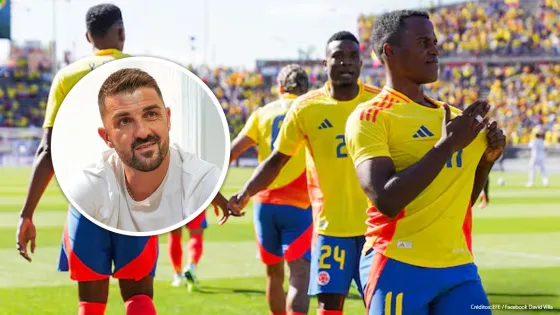 selección colombia david villa