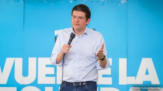 Senador y precandidato presidencial Miguel Uribe Turbay.