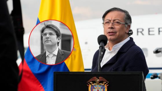 Miguel Uribe y Gustavo Petro.