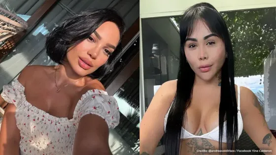 Andrea Valdiri Yina Calderón pelea
