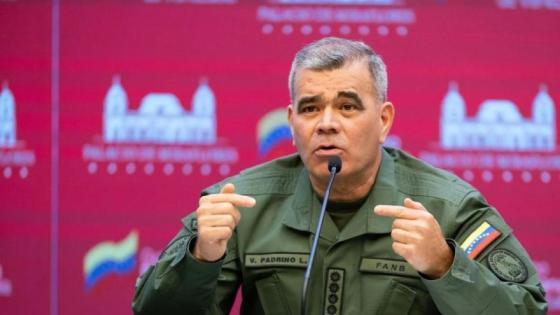 Vladimir Padrino López Venezuela ofreció apoyo militar a Colombia tras las acusaciones de Trump.