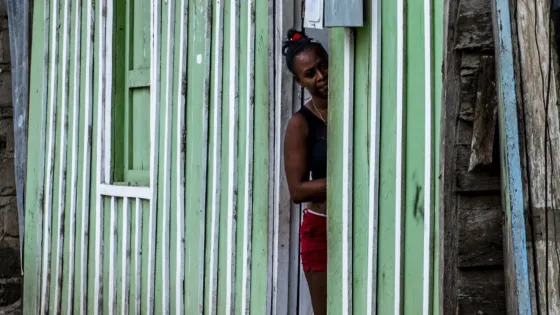 Una mujer colombiana