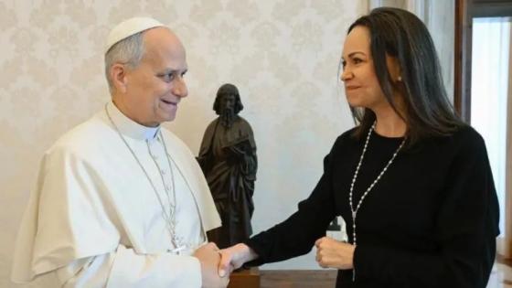 El papa León XIV sostuvo una audiencia privada con María Corina Machado