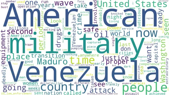  Nube de Palabras 1: Trump