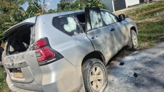 Atentado a esquema de seguridad de Jairo Castellanos.