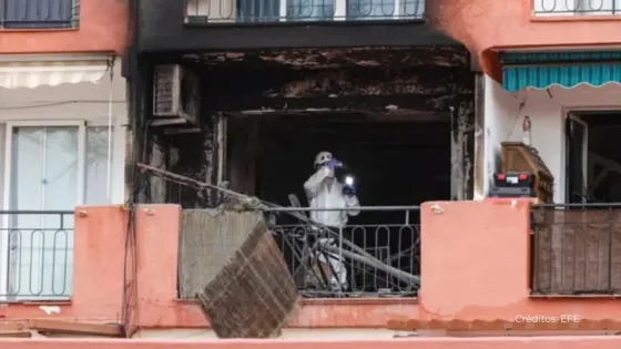 Gerson colombiano que murió en un incendio en España