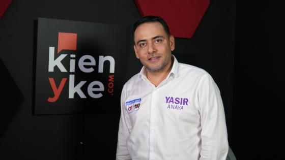 Yasir Anaya, candidato a la Cámara por Bogotá.