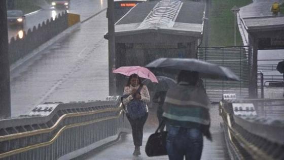 Ideam alerta por lluvias en Bogotá y la Sabana