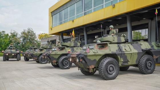 Colombia incorporó 11 vehículos blindados ASV M1117 del apoyo de EE. UU.
