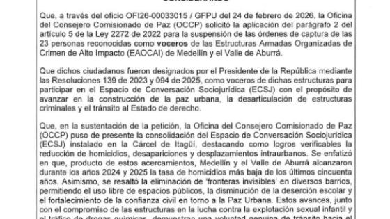 Fiscalía General de la Nación.