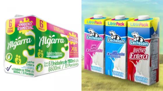 Lechesán y leche Algarra.