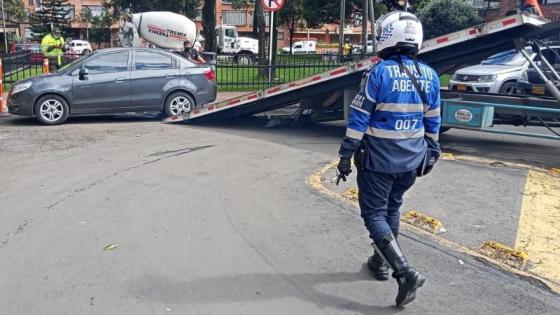 Policía de Tránsito de Bogotá.
