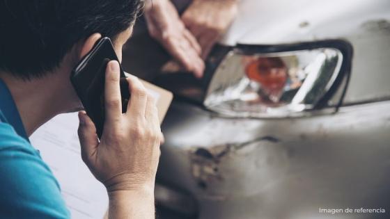 Accidente en el norte de Bogotá 