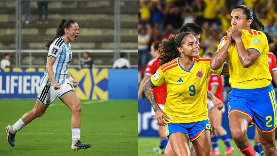 Colombia y Argentina se miden por el paso al Mundial Femenino. 