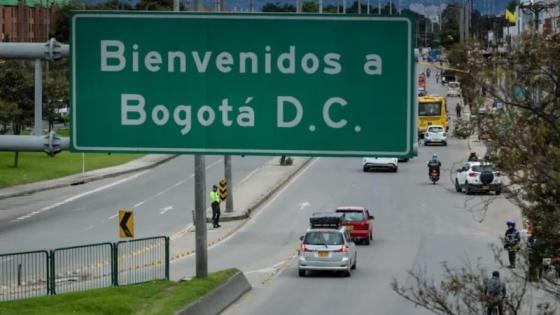 Entrada a Bogotá.
