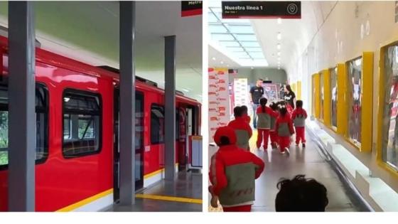 ¿Cómo conocer el Metro de Bogotá antes de que opere? Así funciona el Vagón Escuela 