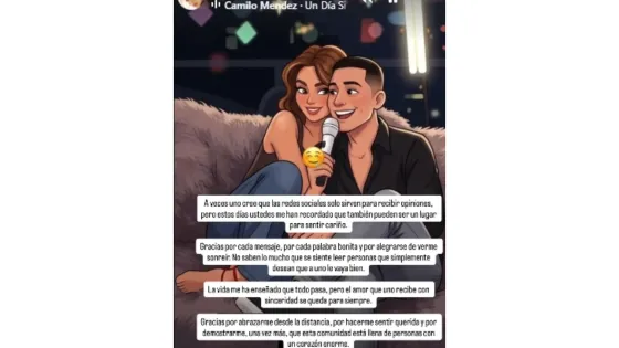 Sara Uribe presentó a su novio